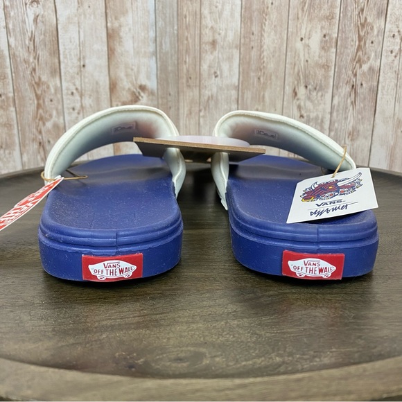 Vans La Costa Slide Sandals DJ Javier Marshmallow Size 10 Men - Picture 8 of 10